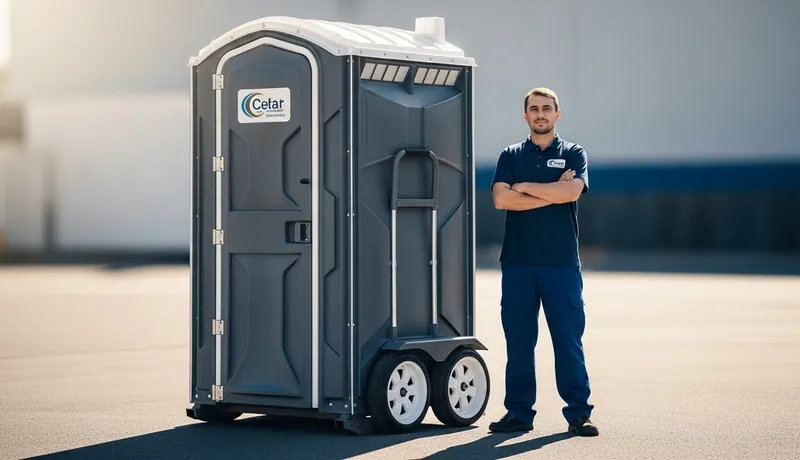Portable toilets enduring Texas summer heat
